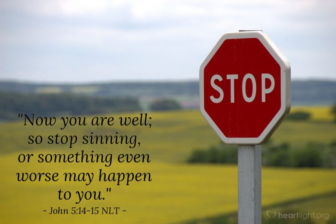 Lead and restrain sinning